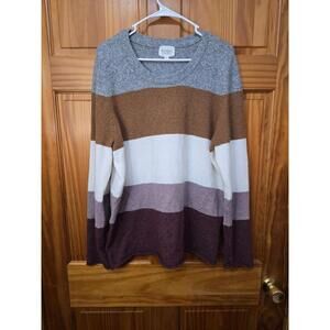 Pinque 5 tone Sweater Size XL Preloved condition
